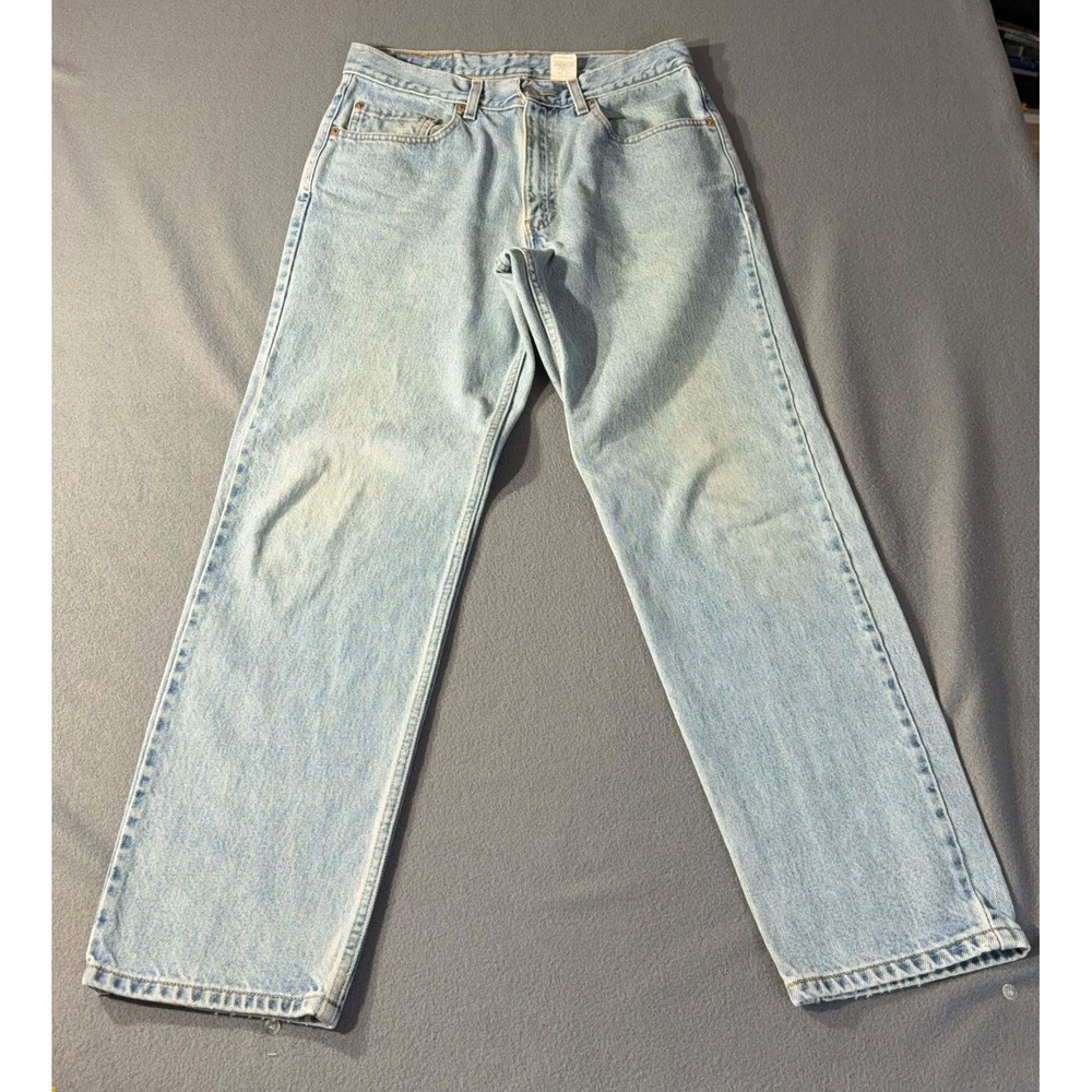 Levis Jeans Mens 33x32 550 Blue Straight Leg Medium Wash Denim Red Tab Vtg